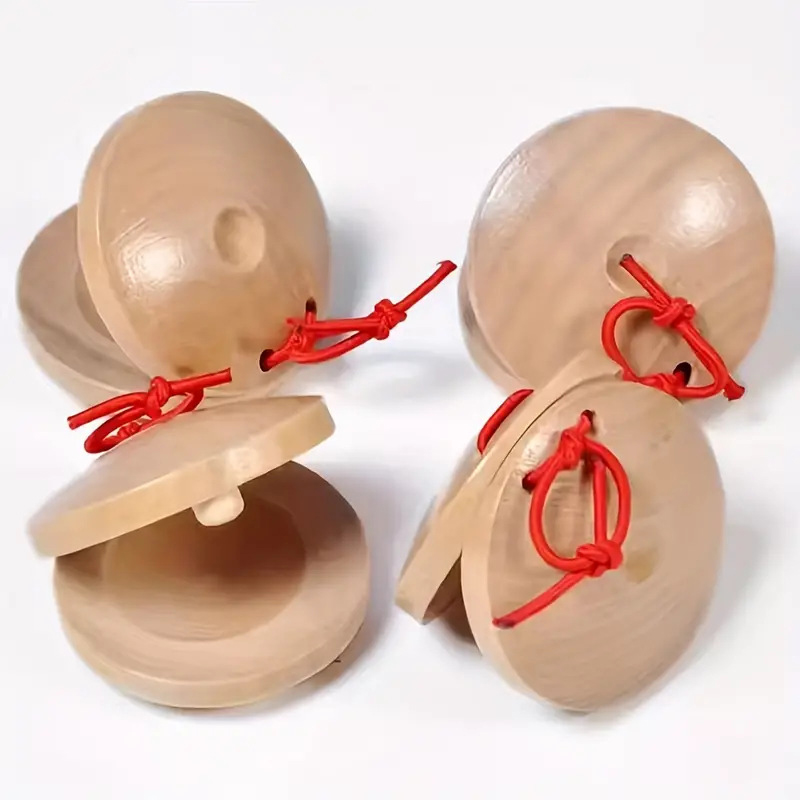 Castanet Flamenco - Houten castagnetten Houten percussie Flamenco muziekinstrument