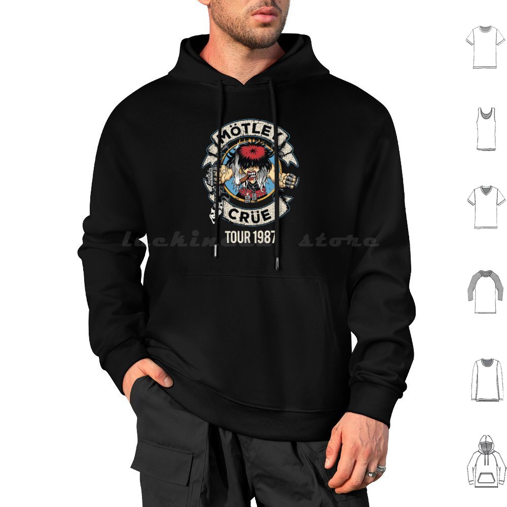 Musical Instrument Logo - The-Greats-Crue Hoodie Katoen met lange mouwen