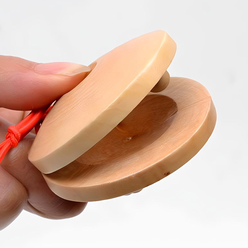 Castanet Flamenco - Houten castagnetten Houten percussie Flamenco muziekinstrument
