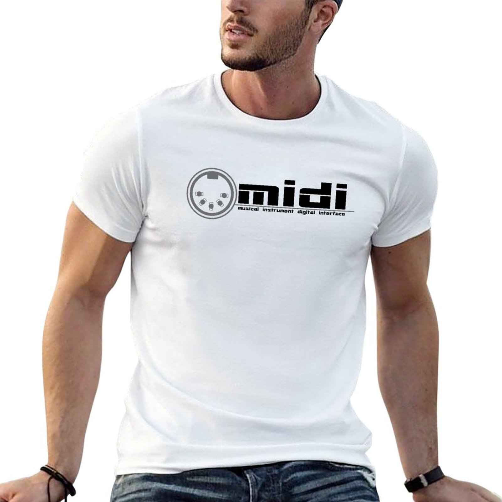 Musical Instrument Digital Interface - MIDI - T-shirt voor digitale interface