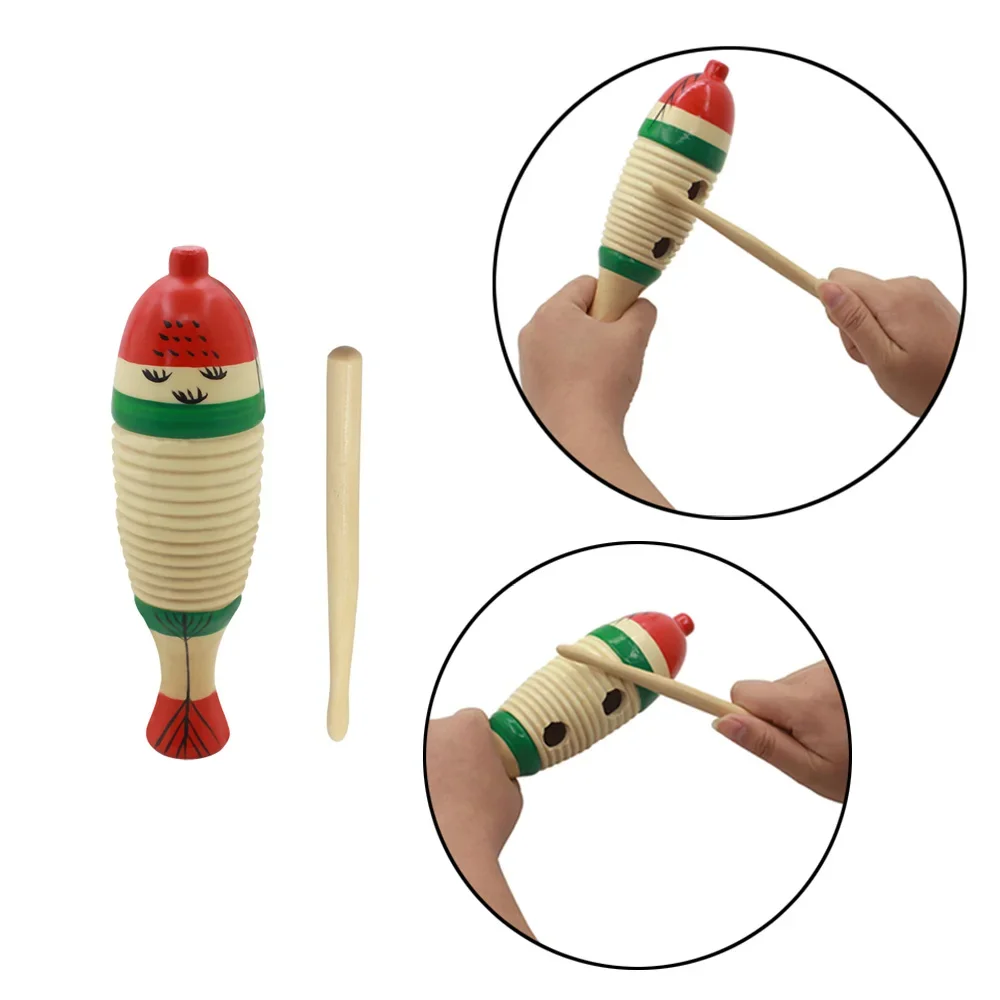 Musical Instrument Games - Houten vis Muzikaal Orff-percussie-instrument Educatief muziekspel