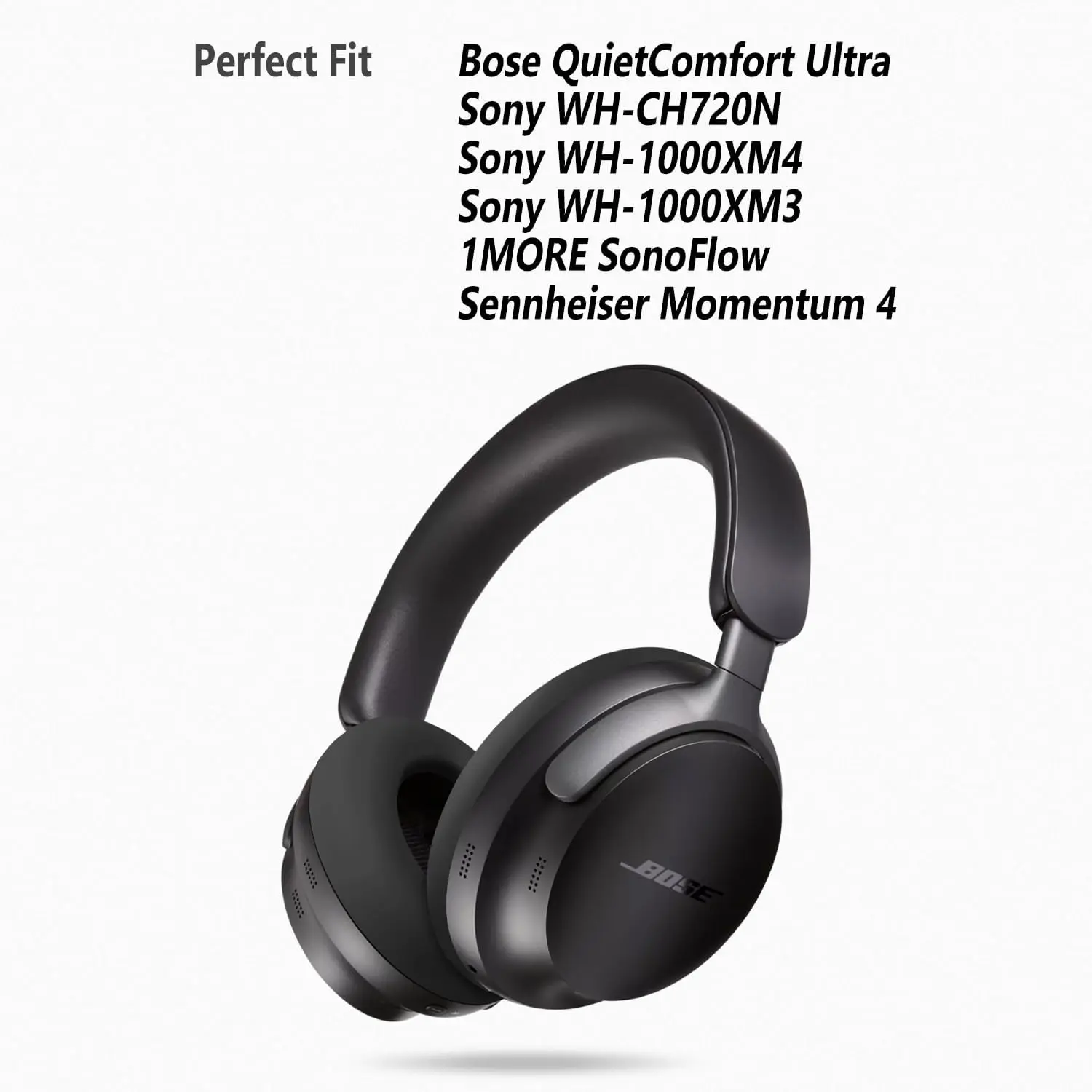 Sennheiser Headphone Momentum 4 - Siliconen Oorbeschermhoes Voor Bose Qc Ultra