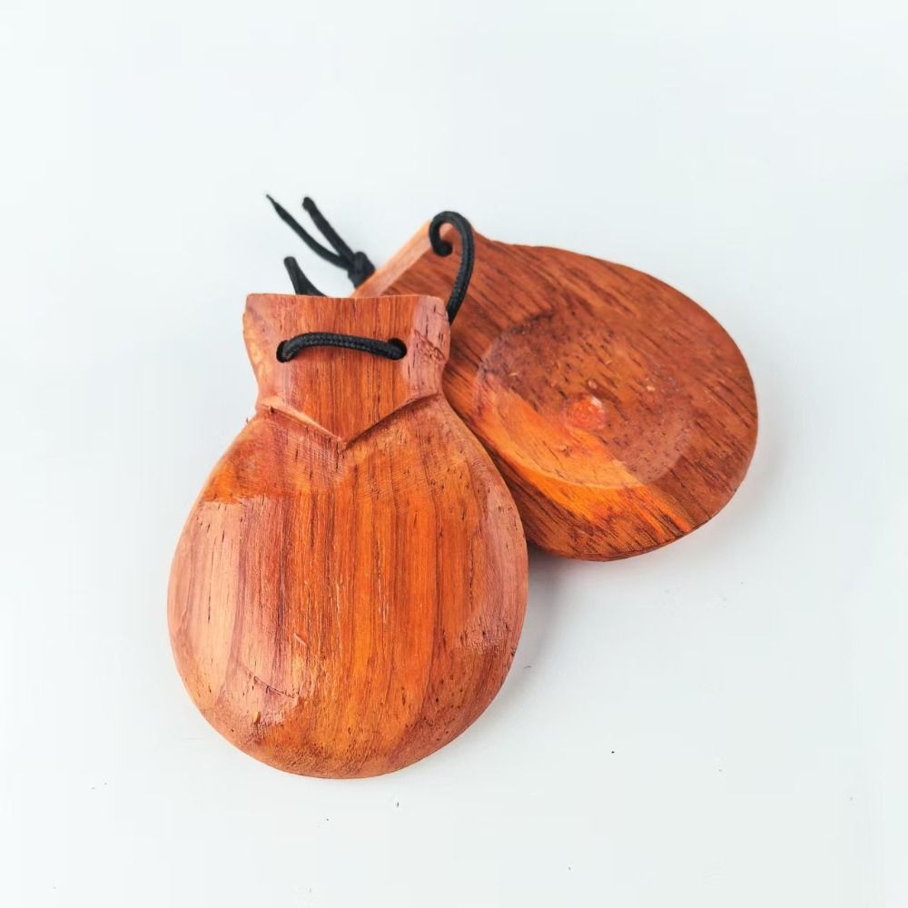 Castanet Flamenco - Orff Percussie Houten Kastanieten Traditioneel Ontwerp