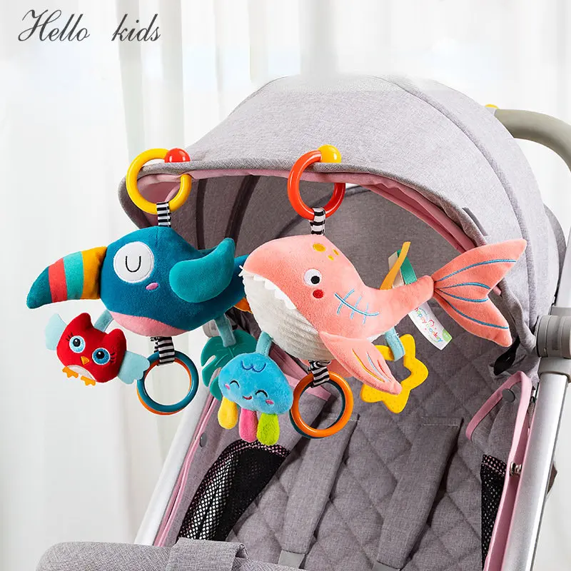 Musical Instrument Rattle - Pasgeboren baby zacht knuffel bijtring rammelaars