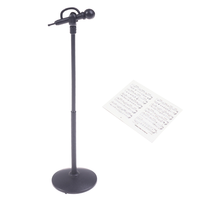 Musical Instrument Images - 2 stks/set 1:12 Poppenhuis Miniatuur Microfoon