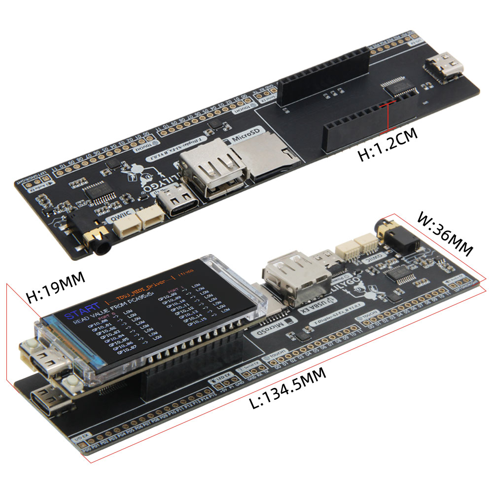 T-Display-S3 MIDI Shield Devel - Musical Instrument Digital Interface recensie en prijs