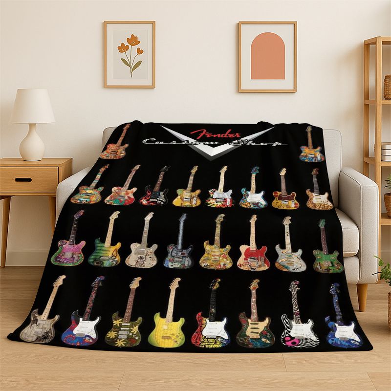 Retro Fender Gitaar Logo Instr - Musical Instrument Logo recensie en prijs