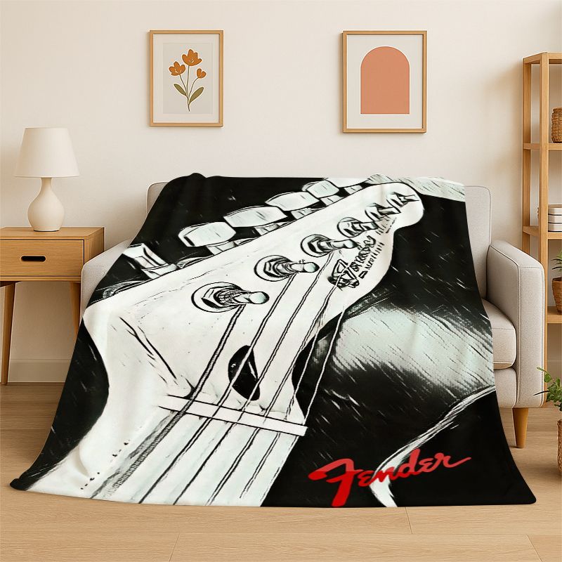 Retro Fender Gitaar Logo Instr - Musical Instrument Logo recensie en prijs