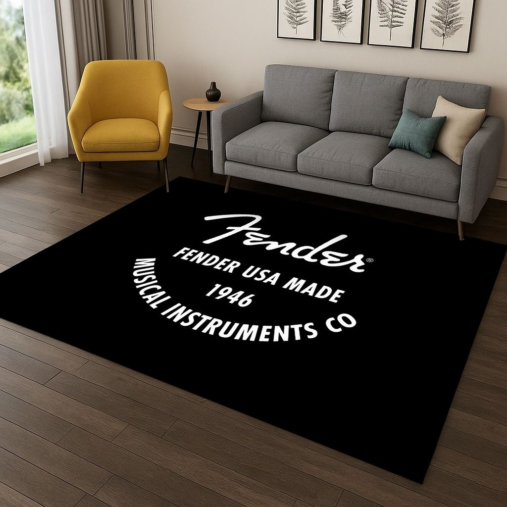 3D Fender Gitaar Bas Instrumen - Musical Instrument Logo recensie en prijs