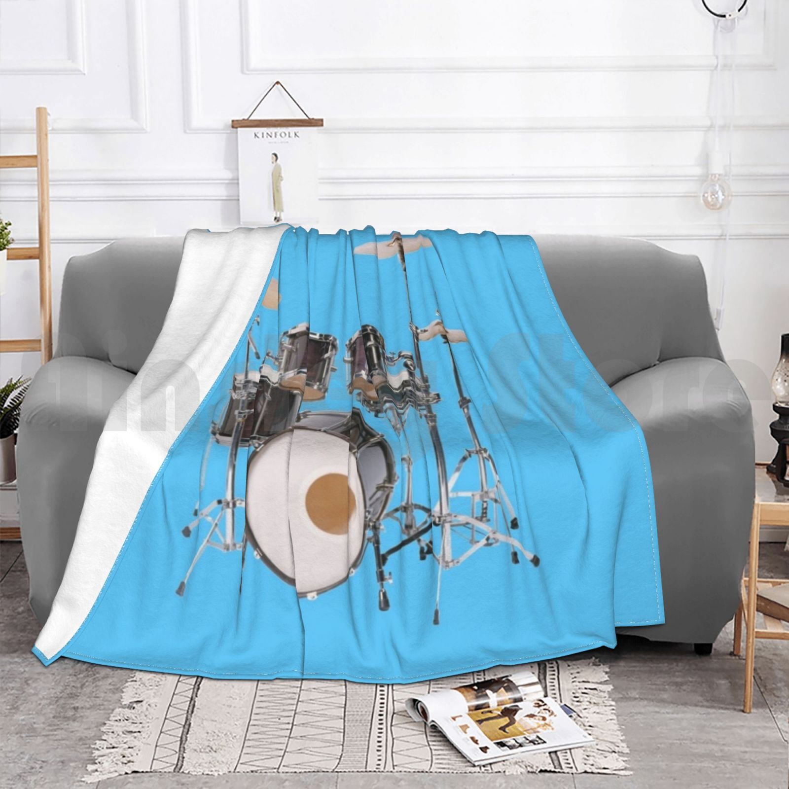 Drums Illustratie Deken Mode A - Musical Instrument Images recensie en prijs
