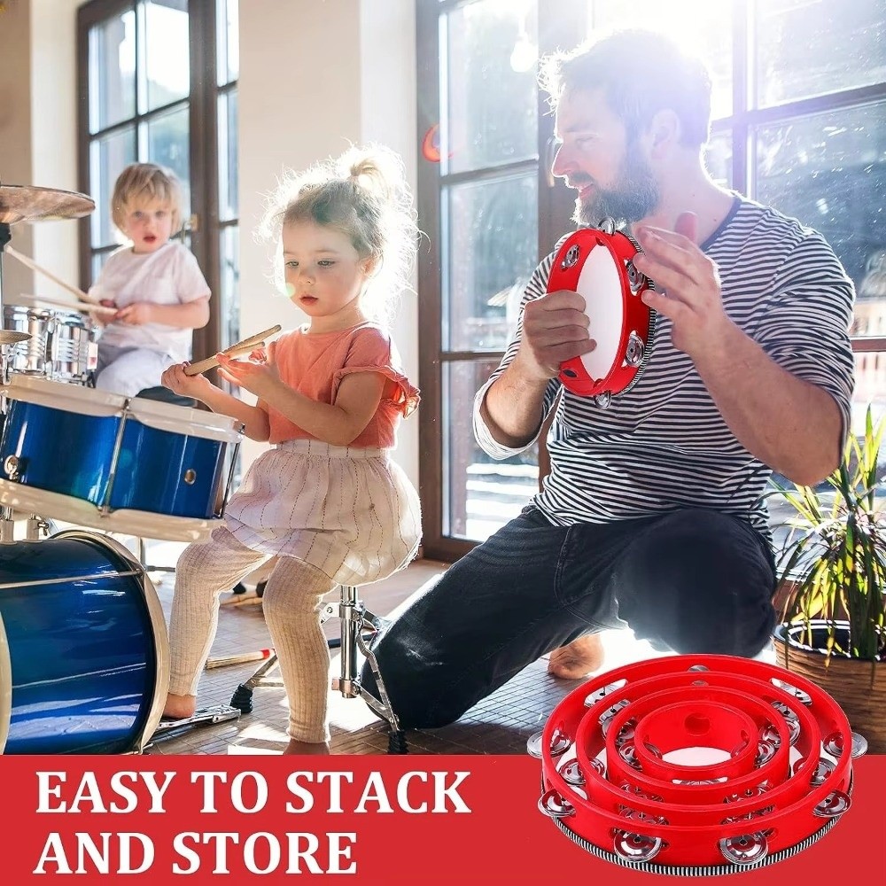 4/6/8/10 Inch Hand Held Drum M - Musical Instrument Tambourine recensie en prijs