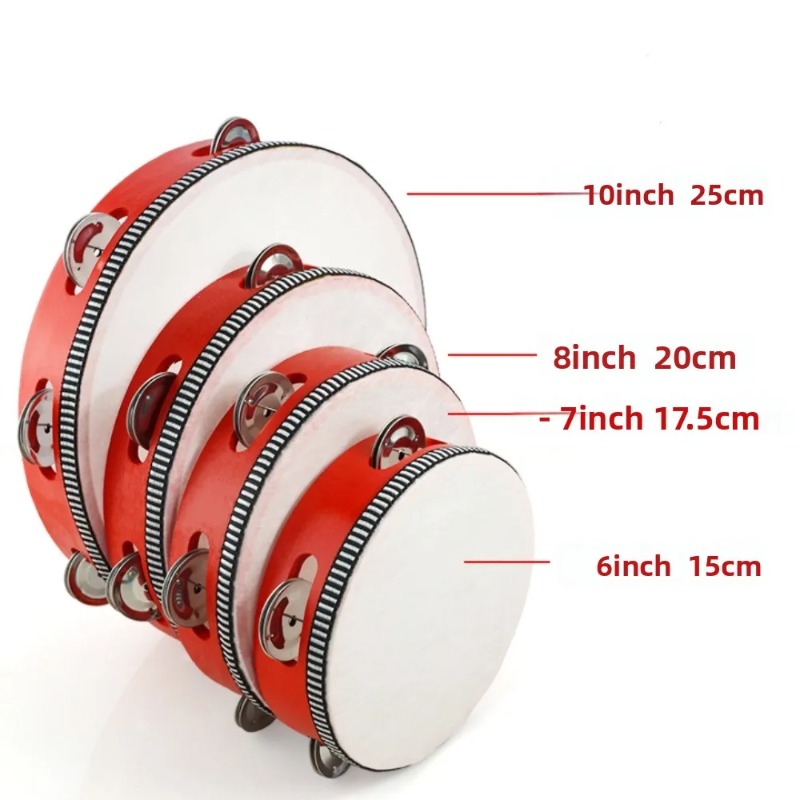 4/6/8/10 inch handzame metalen - Musical Instrument Tambourine recensie en prijs