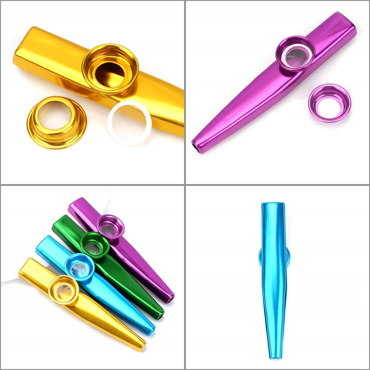 Kazoo zilveren aluminiumlegeri - Musical Instrument Kazoo recensie en prijs