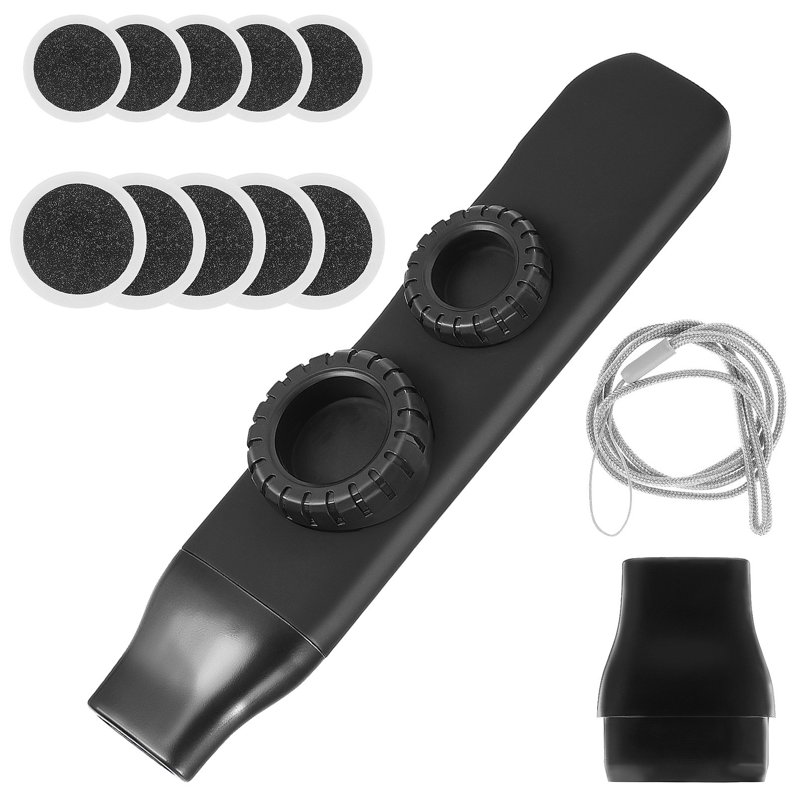 Dubbele fluitgat Kazoo-instrum - Musical Instrument Kazoo recensie en prijs