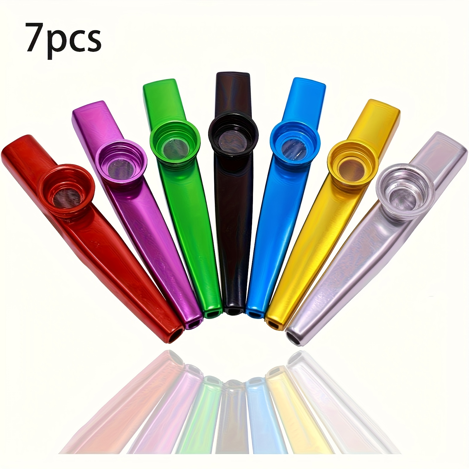 7 stks Metalen Kazoos Eenvoudi - Musical Instrument Kazoo recensie en prijs