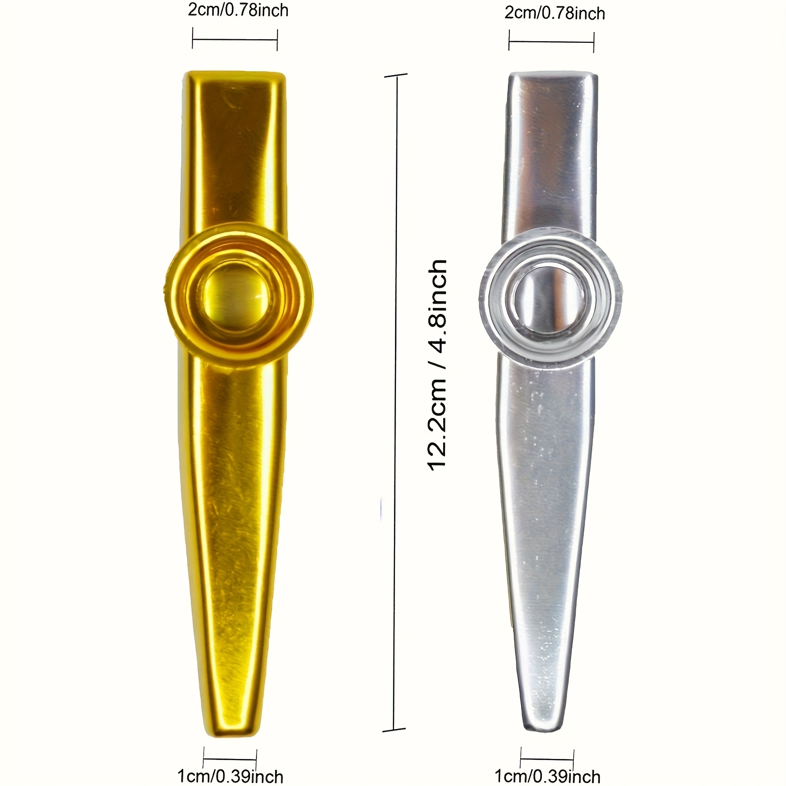 7 stks Metalen Kazoos Eenvoudi - Musical Instrument Kazoo recensie en prijs