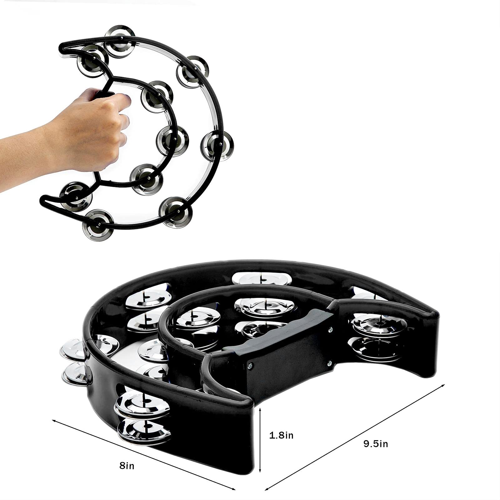 Tamboerijn Dubbele Rij Metalen - Musical Instrument Tambourine recensie en prijs