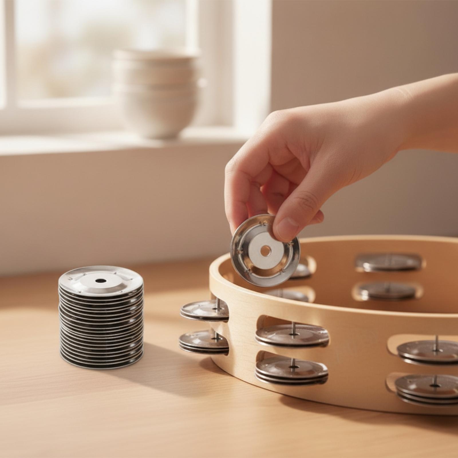 50 stuks stalen tambourijngelu - Musical Instrument Tambourine recensie en prijs