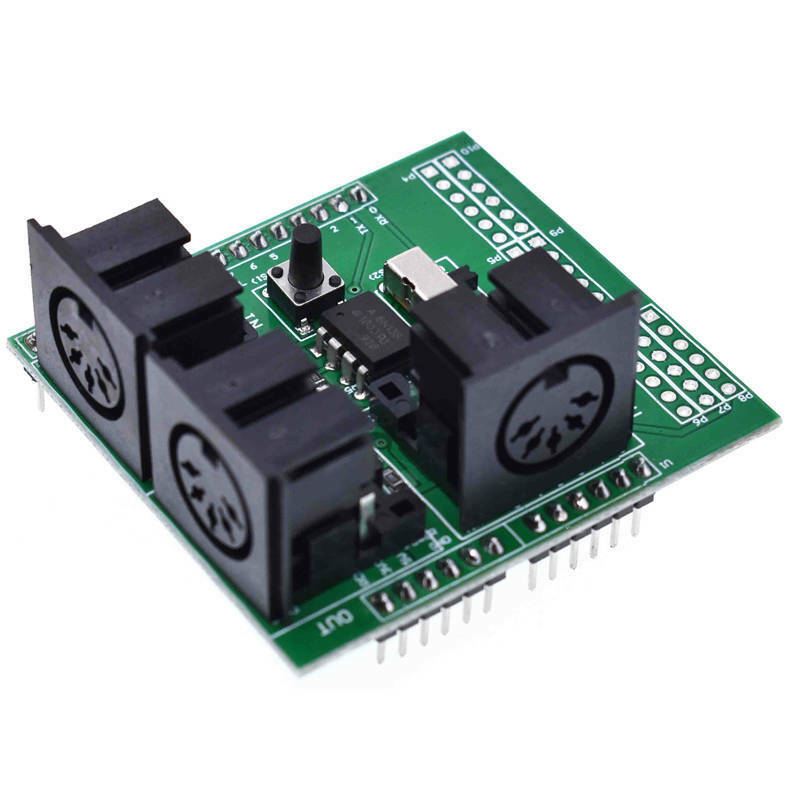 MIDI Shield muziekadapterkaart - Musical Instrument Digital Interface recensie en prijs