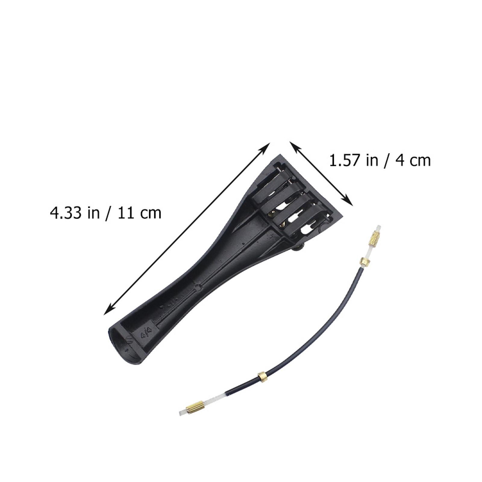 Vioolstaartstuk van aluminiuml - Musical Instrument Repairs recensie en prijs