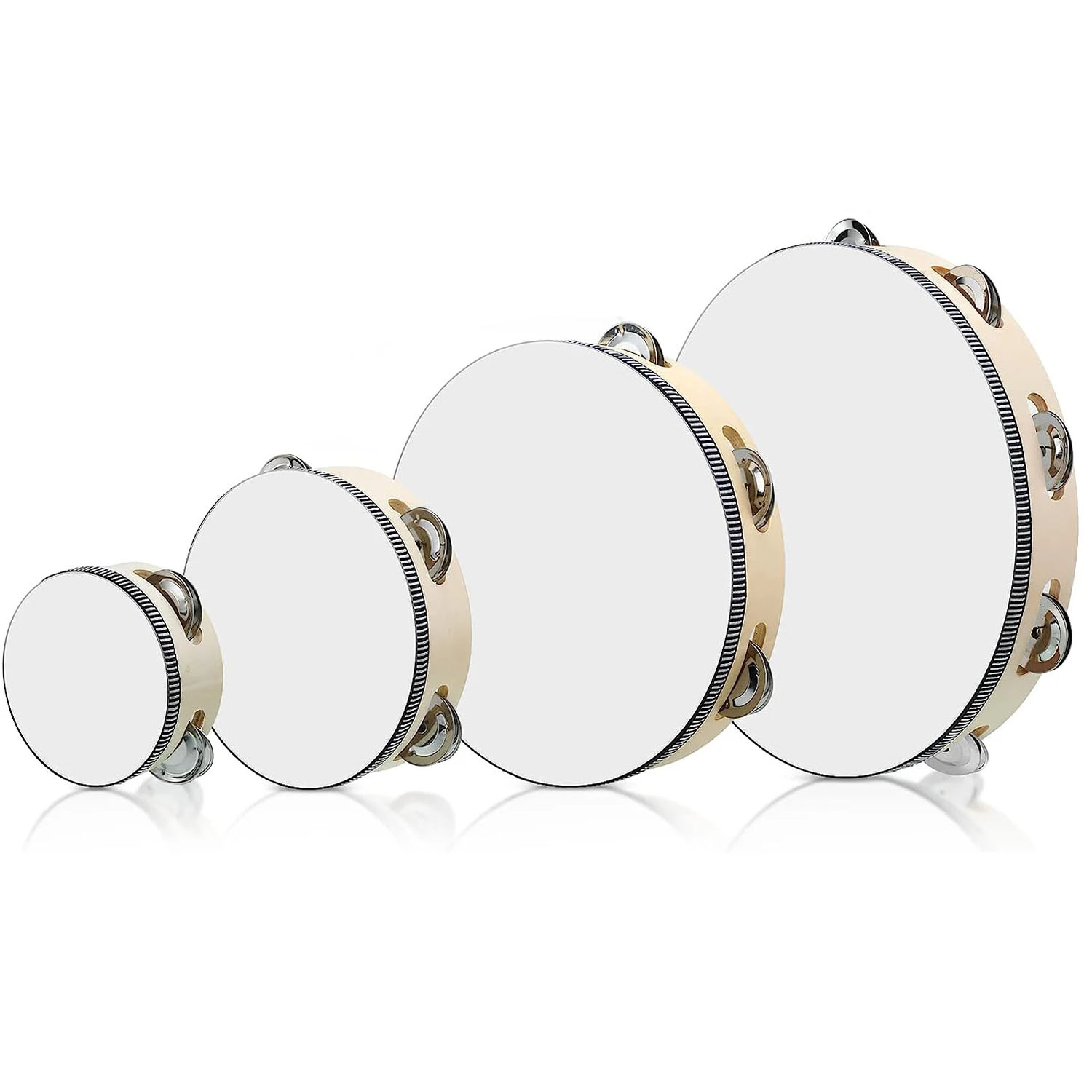 Miwayer Houten Tamboerijn met  - Musical Instrument Tambourine recensie en prijs