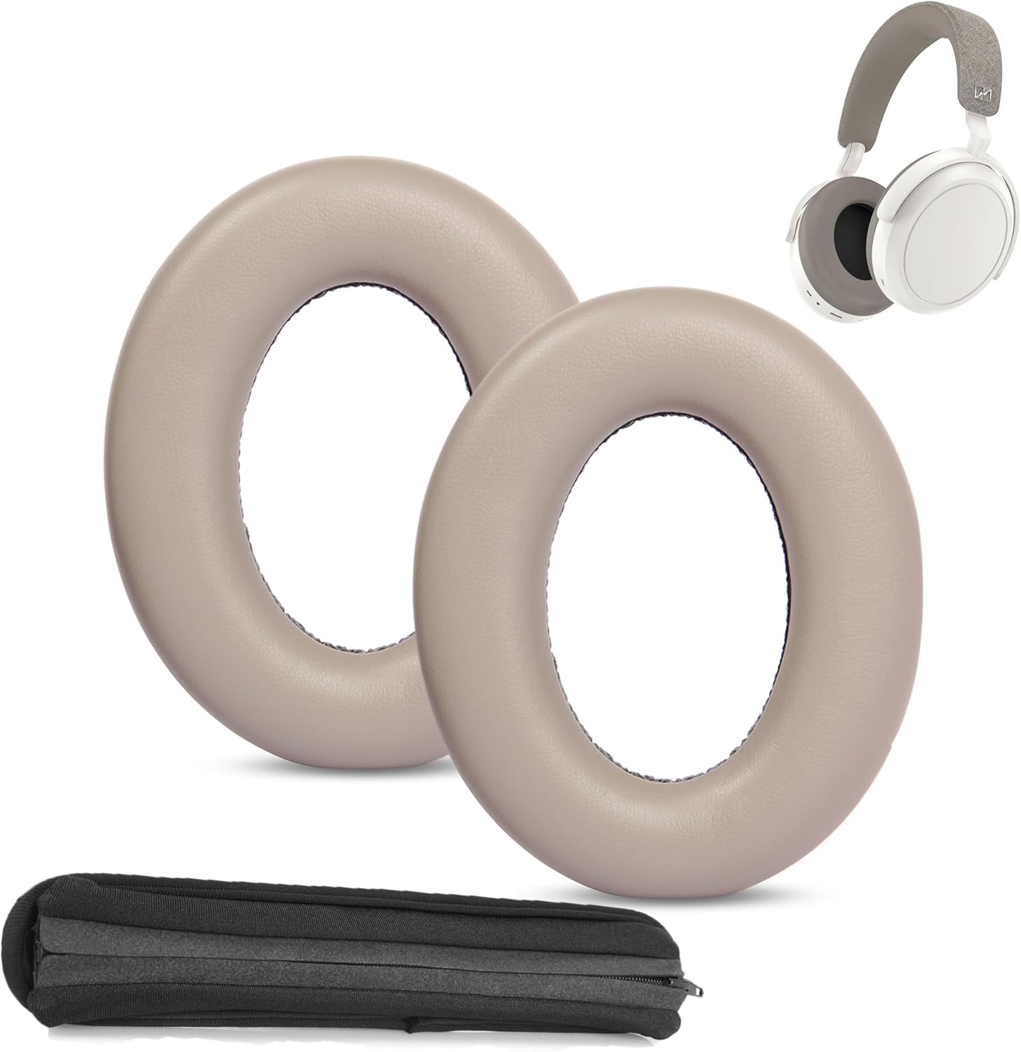 Zachte pro oorkussens, hoofdba - Sennheiser Headphone Momentum 4 recensie en prijs