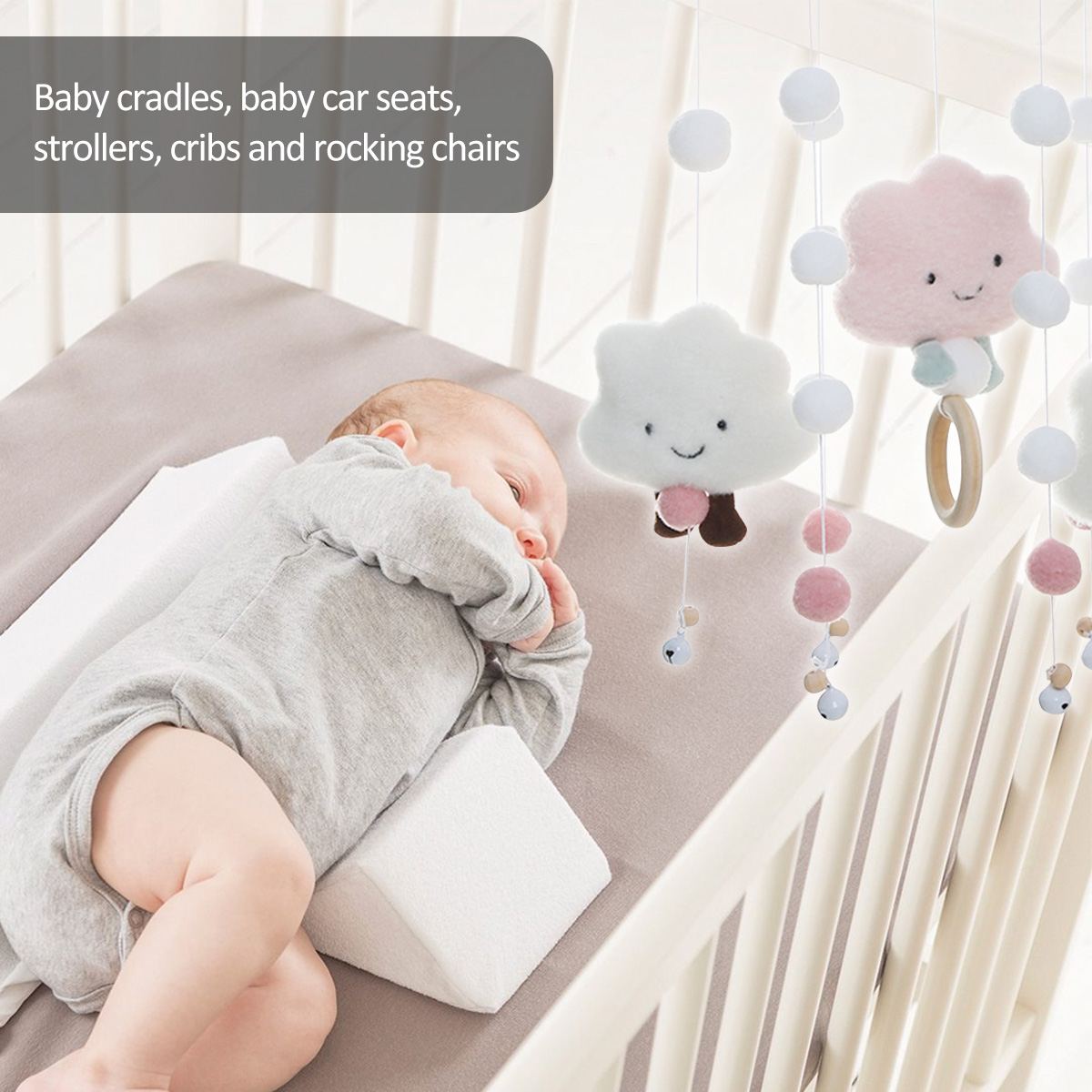 Mobiele windgong met Cloud Dol - Musical Instrument Rattle recensie en prijs