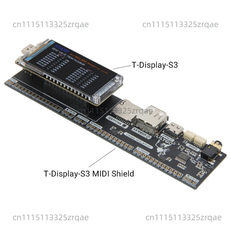 T-Display-S3 MIDI Shield Devel - Musical Instrument Digital Interface recensie en prijs