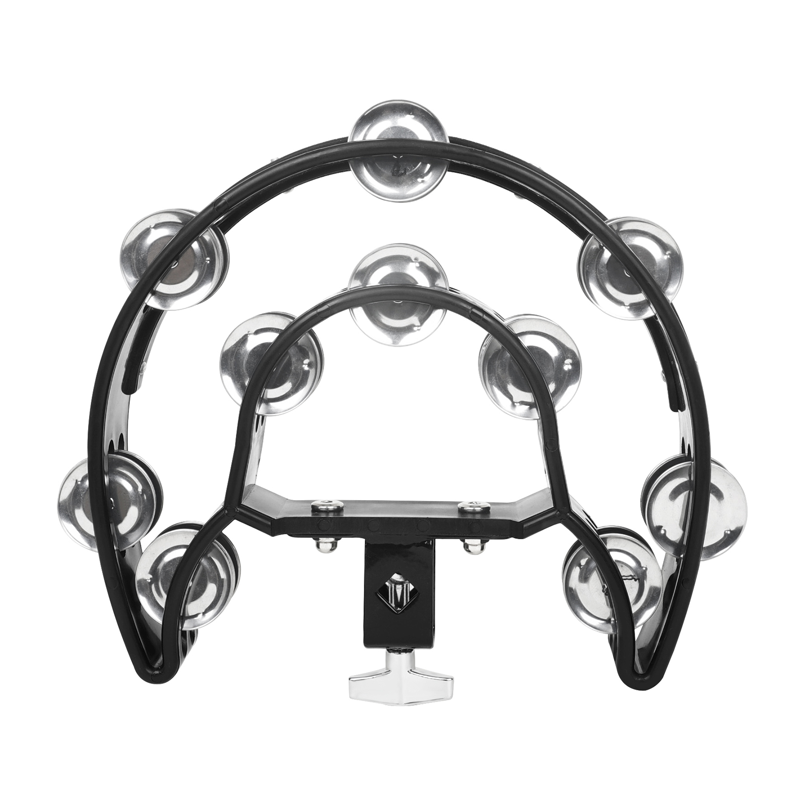 Tambourine Dubbele Rij Handrat - Musical Instrument Rattle recensie en prijs