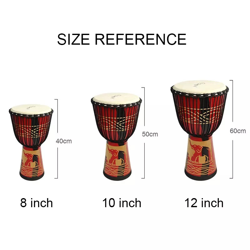 Volwassen maat 12 inch Afrikaa - Musical Instrument Logo recensie en prijs