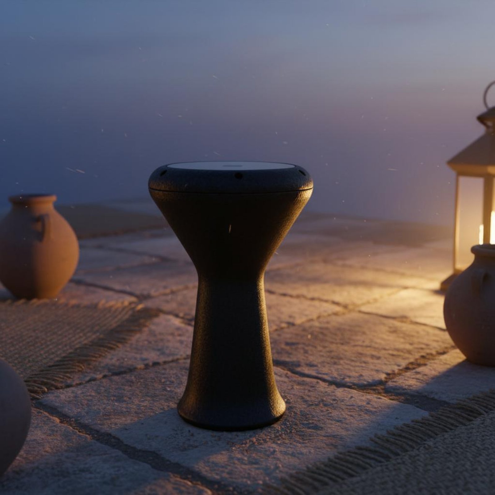 Egyptische Goblet Drum, rijke  - Musical Instrument Logo recensie en prijs