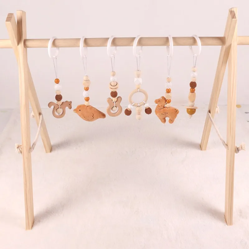 6 Stuks Houten Baby Speelgoed  - Musical Instrument Rattle recensie en prijs