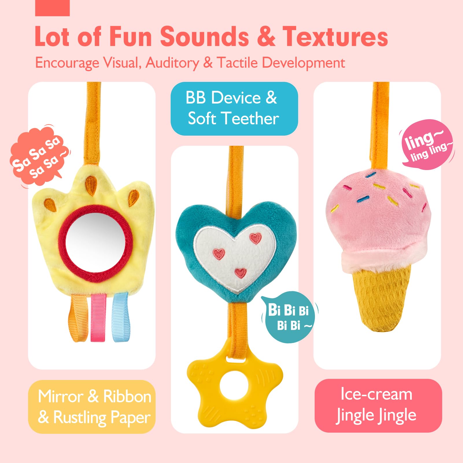 Autostoel Speelgoed voor Baby' - Musical Instrument Rattle recensie en prijs