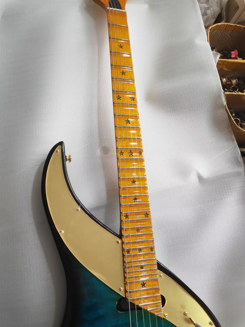 Esdoorn Toets Ster Inlays 29 F - Musical Instrument Logo recensie en prijs