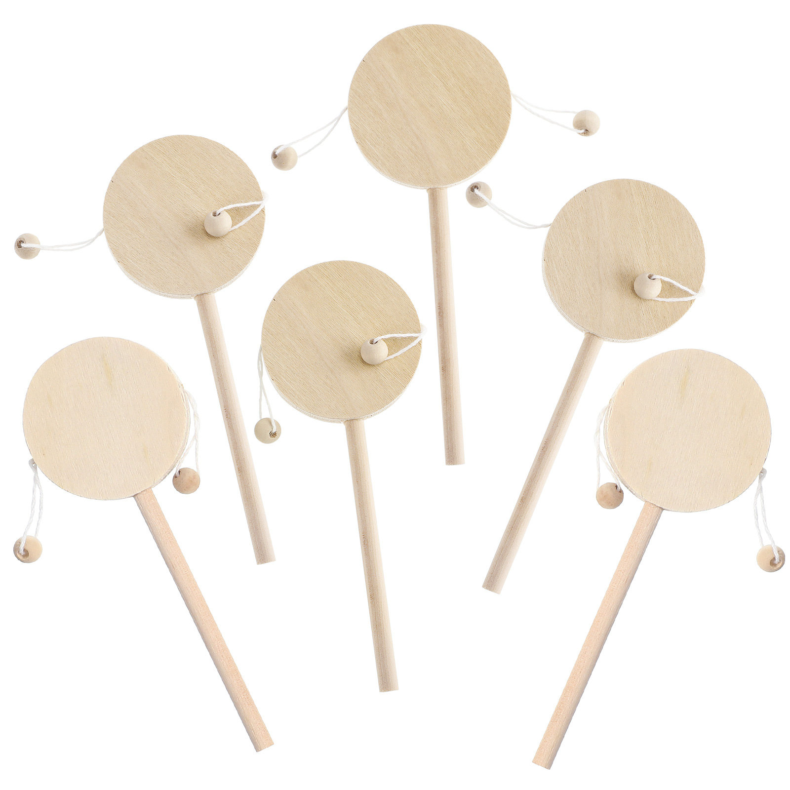 1 Set Rammelaar Trommel Houten - Musical Instrument Rattle recensie en prijs