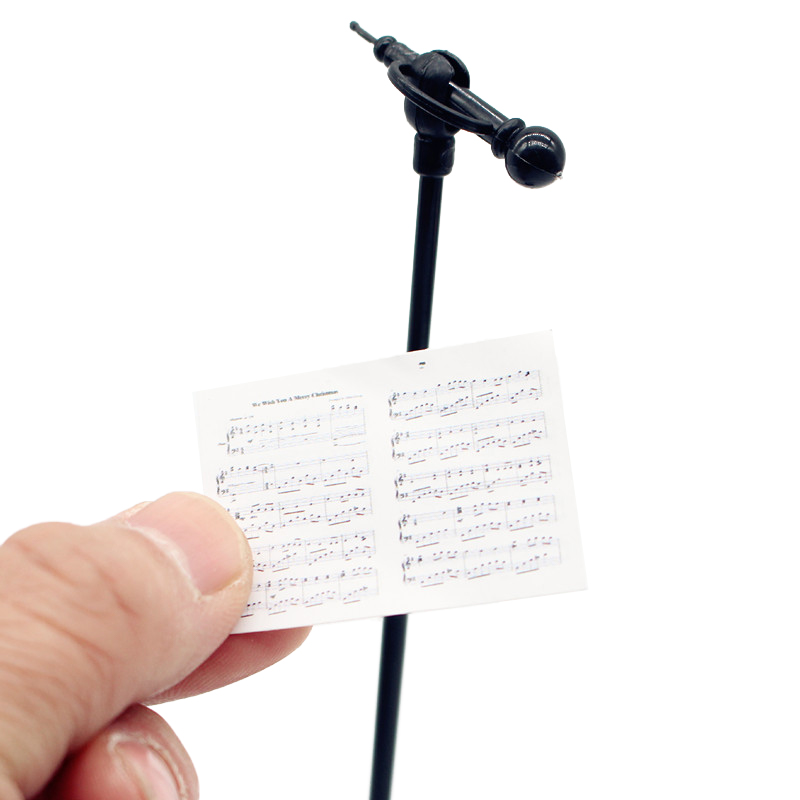 2 stks/set 1:12 Poppenhuis Min - Musical Instrument Images recensie en prijs