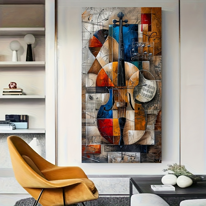 Moderne abstracte cello poster - Musical Instrument Images recensie en prijs
